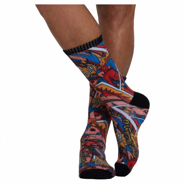 Socks Phil Printed Pervert Hero - Hình ảnh 2