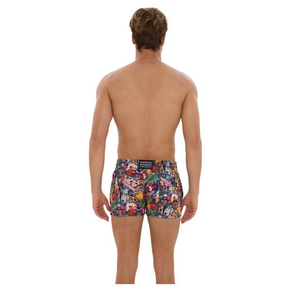 Men Boardshort Liam 4 Ways Stretch Mexicollage - Hình ảnh 4