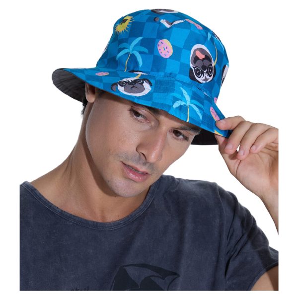 Bob Reversible Bucket Hat Pugtastic - Hình ảnh 2