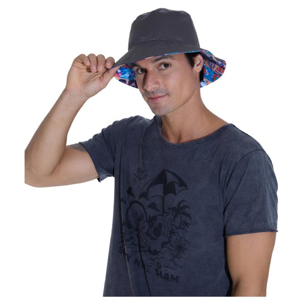 Bob Reversible Bucket Hat Weird Block - Hình ảnh 4