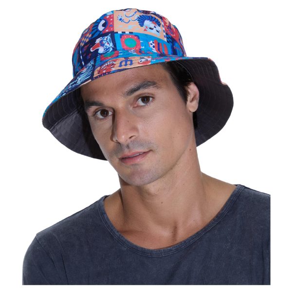 Bob Reversible Bucket Hat Weird Block - Hình ảnh 2