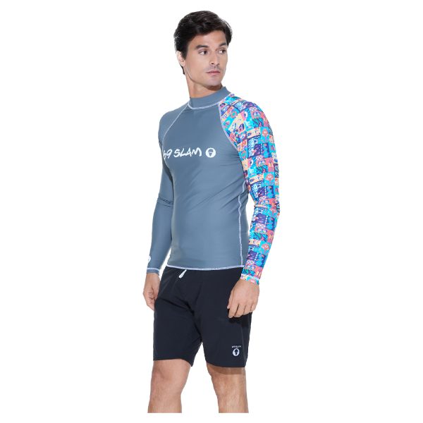 Men Rash Vest Diego L/S Weird Block - Hình ảnh 4