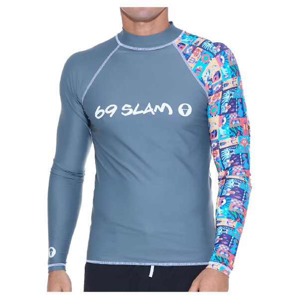 Men Rash Vest Diego L/S Weird Block - Hình ảnh 2