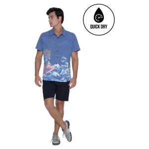 Men Rash Shirt Jamie S/S The Ocean Swing