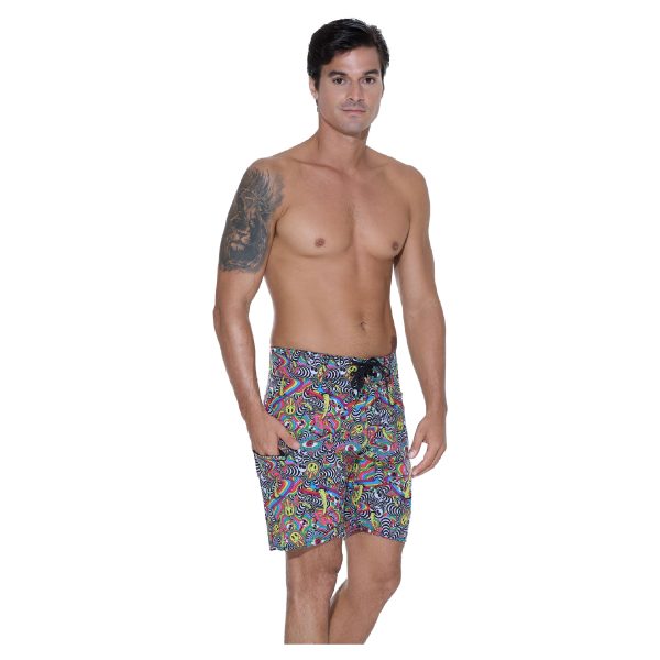 Men Boardshort Liam 4 Ways Stretch Psycodelic - Hình ảnh 4