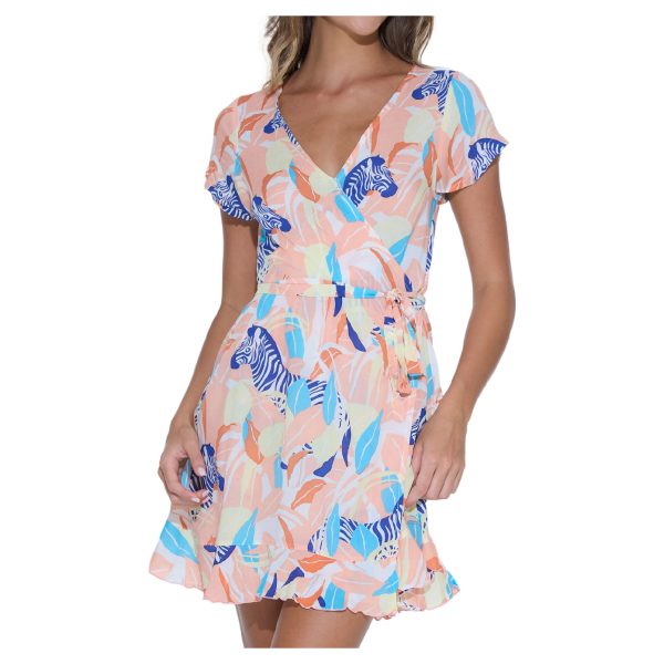 Women Dress Wrap Cora Zebra - Hình ảnh 2