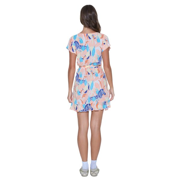 Women Dress Wrap Cora Zebra - Hình ảnh 3