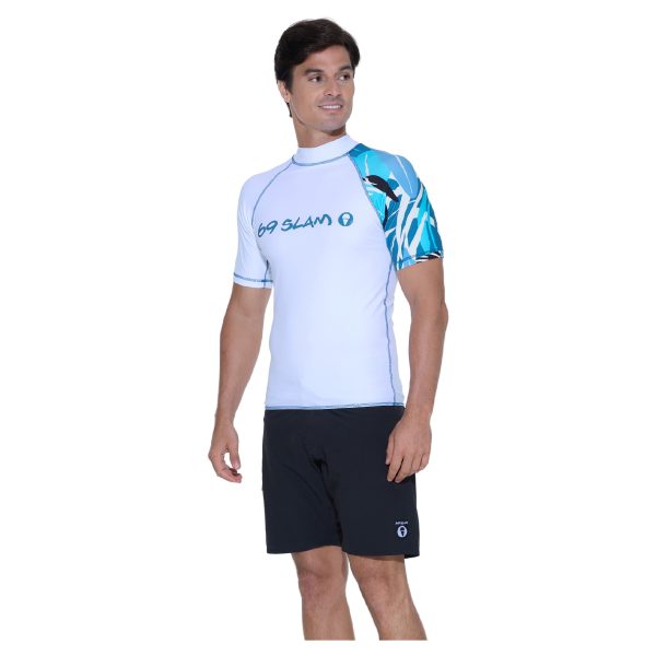 Men Rash Vest Koa S/S Zebra - Hình ảnh 4