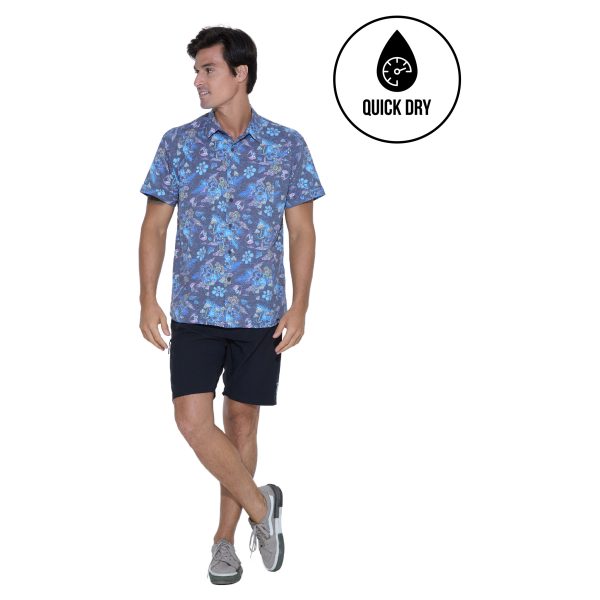 Men Rash Shirt Julian S/S Skull Trip