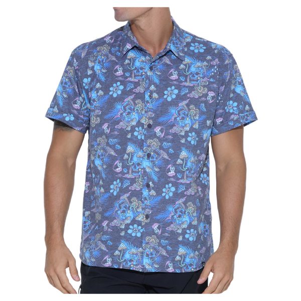 Men Rash Shirt Julian S/S Skull Trip - Hình ảnh 2