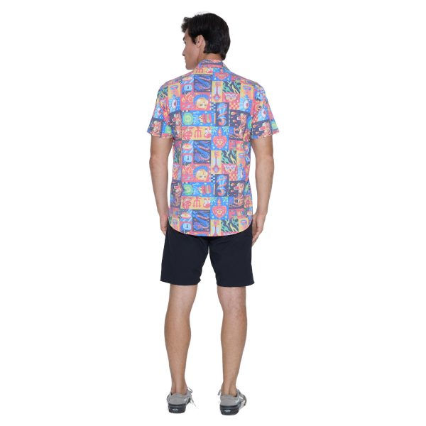 Men Rash Shirt Julian S/S Weird Block - Ảnh 2