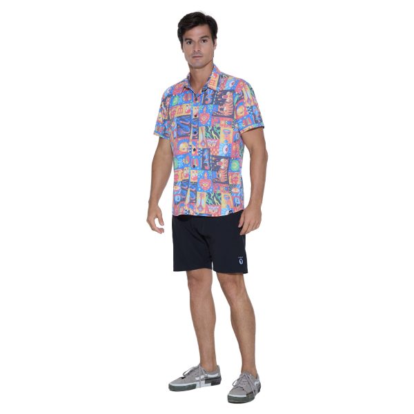 Men Rash Shirt Julian S/S Weird Block - Ảnh 3