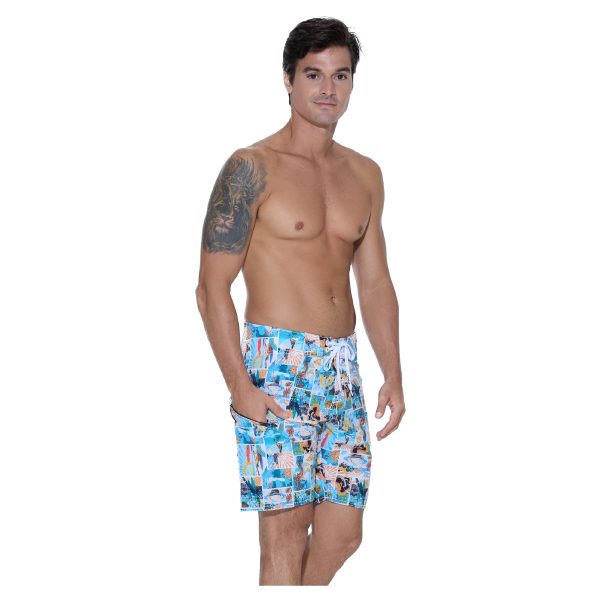 Men Boardshort Liam 4 Ways Stretch Paradise - Hình ảnh 5