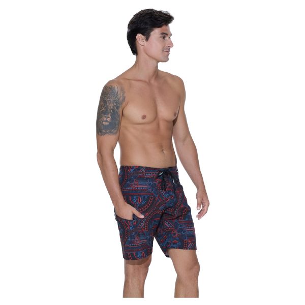 Men Boardshort Liam 4 Ways Stretch Samoan - Hình ảnh 3