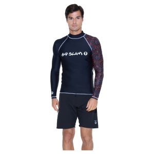 Men Rash Vest Diego L/S Samoan