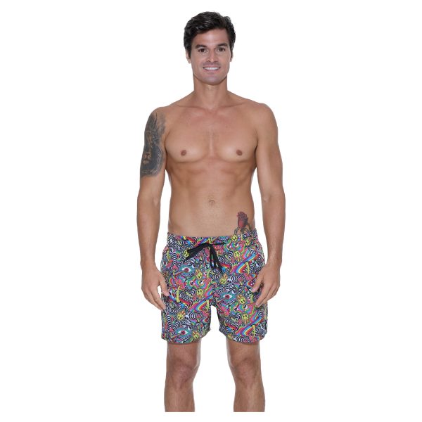 Men Boardshort Alexis Ew 4 Ways Stretch Psycodelic - Hình ảnh 4