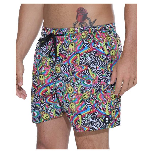 Men Boardshort Alexis Ew 4 Ways Stretch Psycodelic - Hình ảnh 2