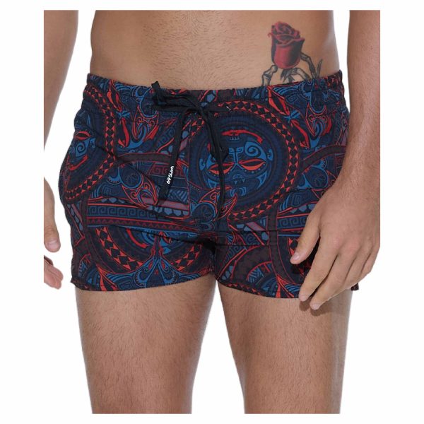 Men Boardshort Bajo 4 Ways Stretch Volley Samoan - Hình ảnh 2