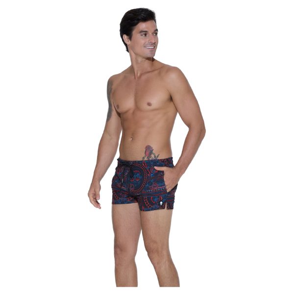 Men Boardshort Bajo 4 Ways Stretch Volley Samoan - Hình ảnh 4