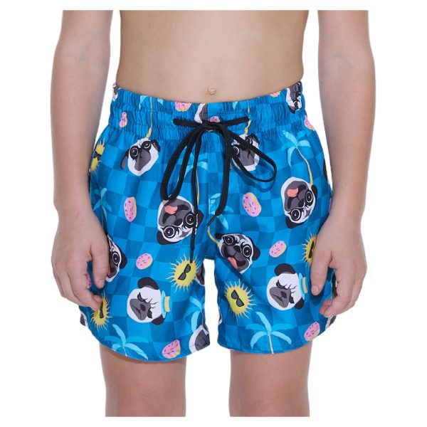 Kids Boardshort Jay Elastic Waist Pugtastic - Hình ảnh 2