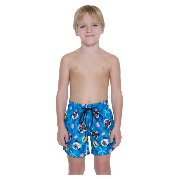 Kids Boardshort Jay Elastic Waist Pugtastic