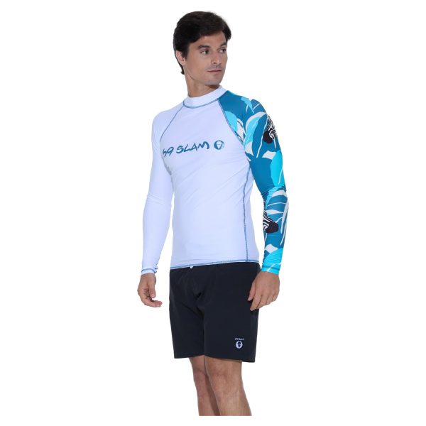 Men Rash Vest Diego L/S Zebra - Hình ảnh 3