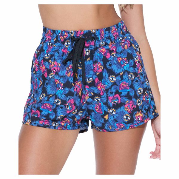 Women Boardshort Sandra High Waisted 4Ways Stretch 7 Deadly Monster - Hình ảnh 2