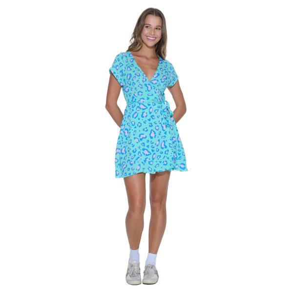 Women Dress Wrap Cora Lovepard