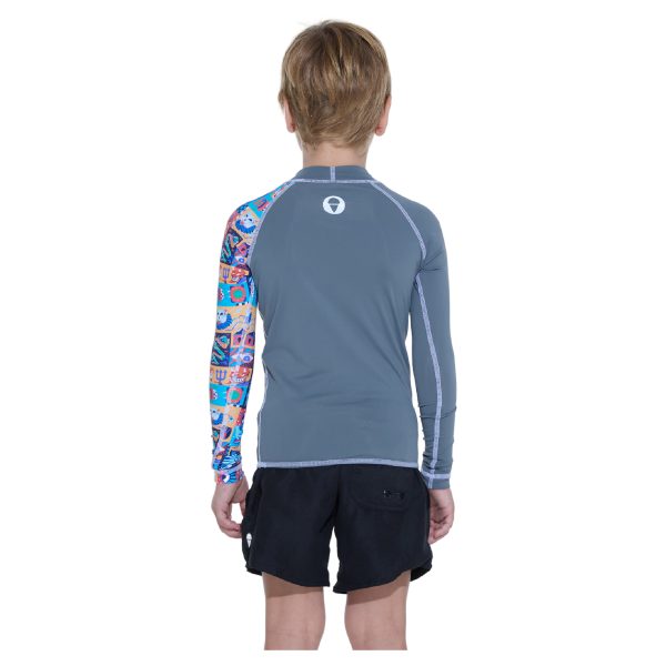 Kids Rash Vest L/S Owen Weird Block - Hình ảnh 3