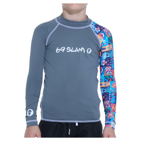 Kids Rash Vest L/S Owen Weird Block - Hình ảnh 2