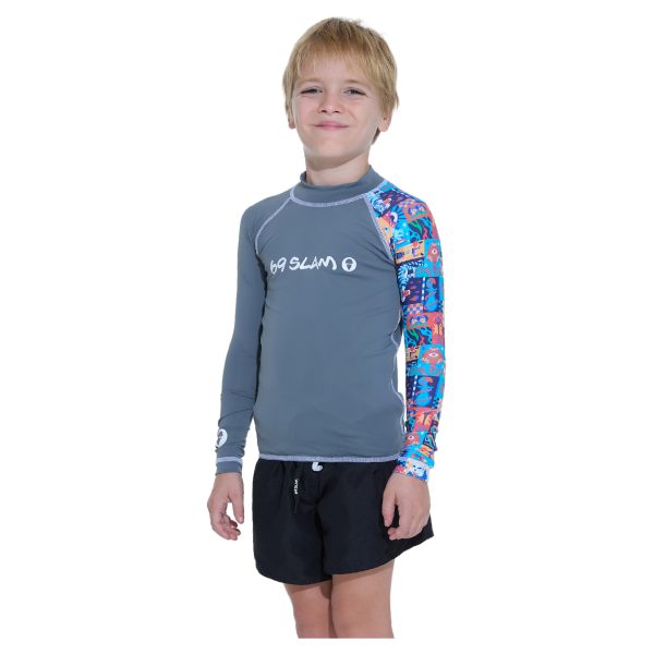 Kids Rash Vest L/S Owen Weird Block - Hình ảnh 4