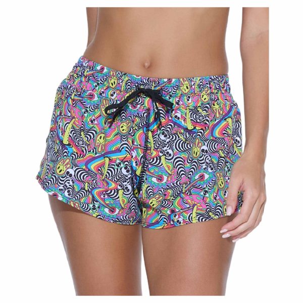 Women Short Polyester Rama Psycodelic - Hình ảnh 2