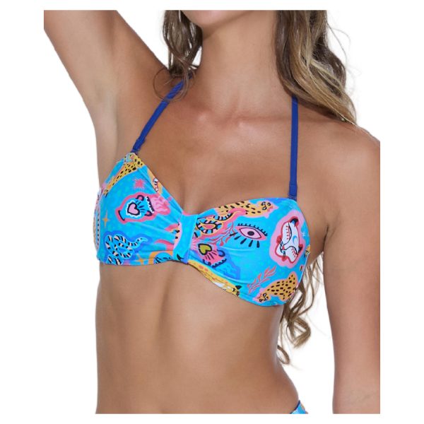 Women Swimwear Bandeau Bra Stay Wild - Hình ảnh 2