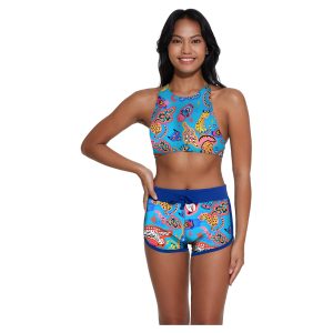Women Swimwear Mila Surf Crop Top Stay Wild