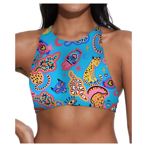Women Swimwear Mila Surf Crop Top Stay Wild - Hình ảnh 2