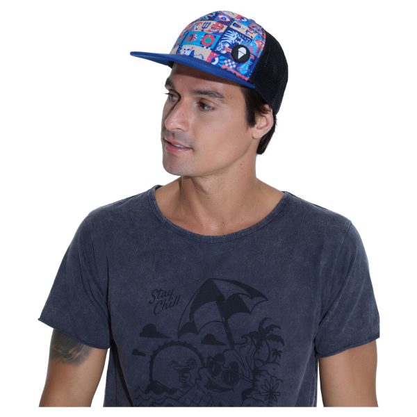 Cap Adrian Flat Brim Weird Block - Hình ảnh 3