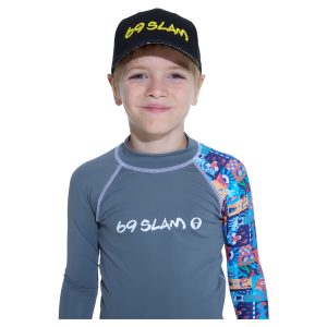 Kids Curved Brim Cap Psycodelic