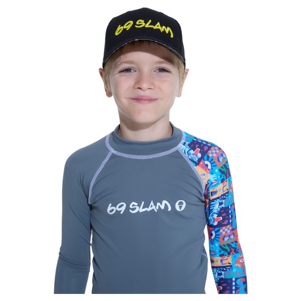 Kids Curved Brim Cap Psycodelic