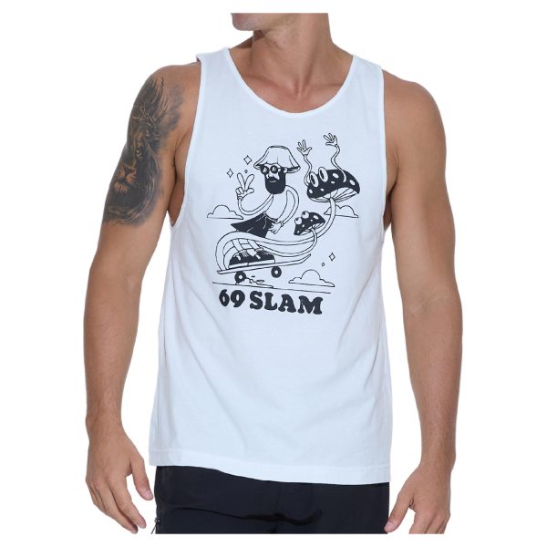 Men Singlet Roman Mushroom Sk8R - Hình ảnh 2