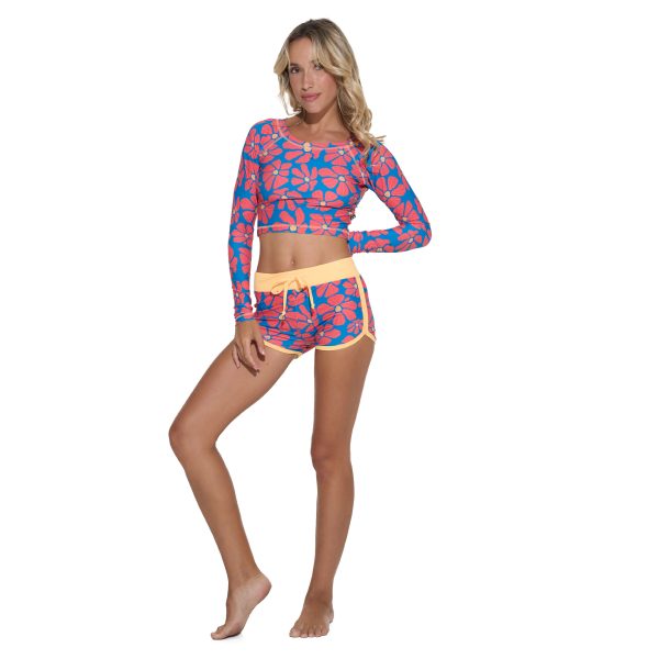 Women Rash Vest L/S Riana Flora Myriad - Ảnh 2
