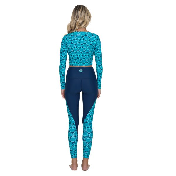 Women Rash Vest L/S Riana Fishes - Ảnh 4