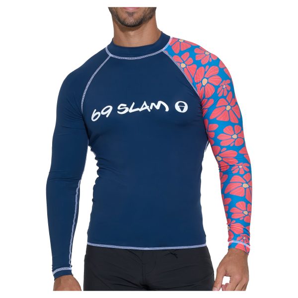Men Rash Vest Diego L/S Flora Myriad - Ảnh 2