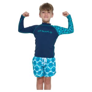 Kids Rash Vest L/S Owen Fishes