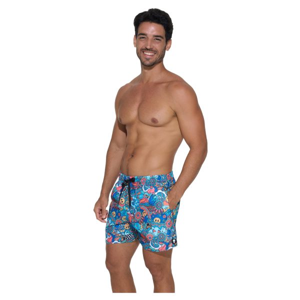Men Boardshort Samoa Elastic Waist Tropical Lah - Ảnh 4