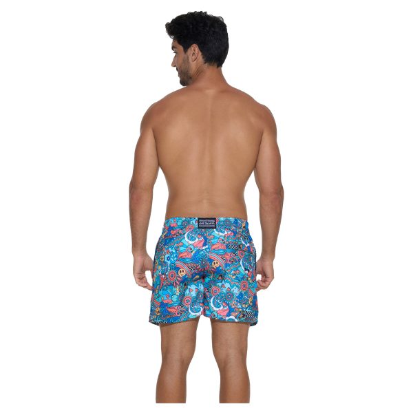 Men Boardshort Samoa Elastic Waist Tropical Lah - Ảnh 3