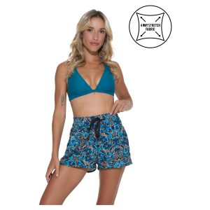 Women Boardshort Sandra High Waisted 4Ways Stretch Mexicolament
