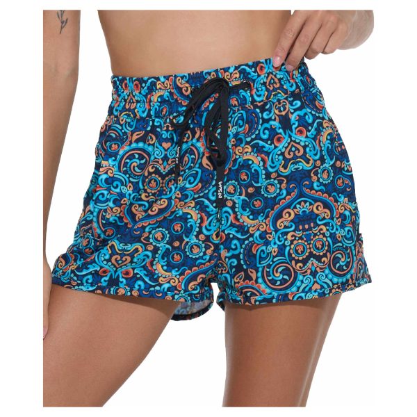 Women Boardshort Sandra High Waisted 4Ways Stretch Mexicolament - Ảnh 2
