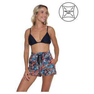 Women Boardshort Sandra High Waisted 4Ways Stretch The Myth