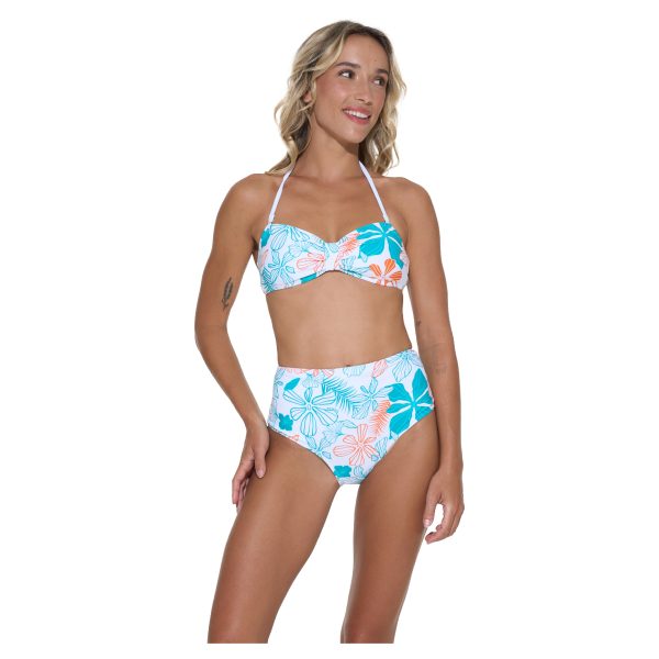 Women Swimwear Bandeau Bra Fleur