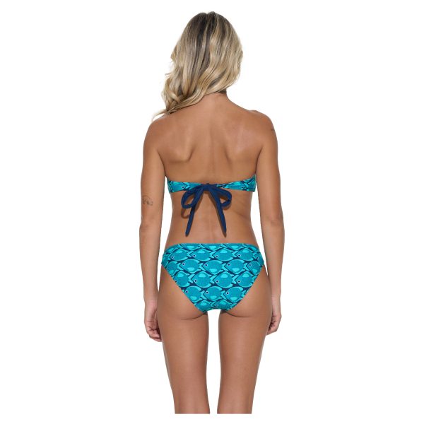 Women Swimwear Bandeau Bra Fishes - Image 3